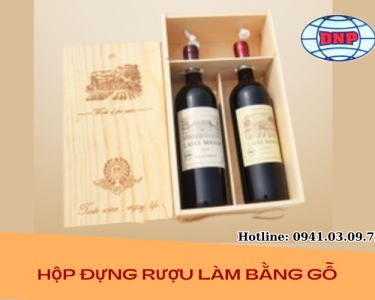 CUNG CẤP HỘP ĐỰNG RƯỢU LÀM BẰNG GỖ THÔNG THIÉT KẾ NẮP TRƯỢT GIÁ TỐT