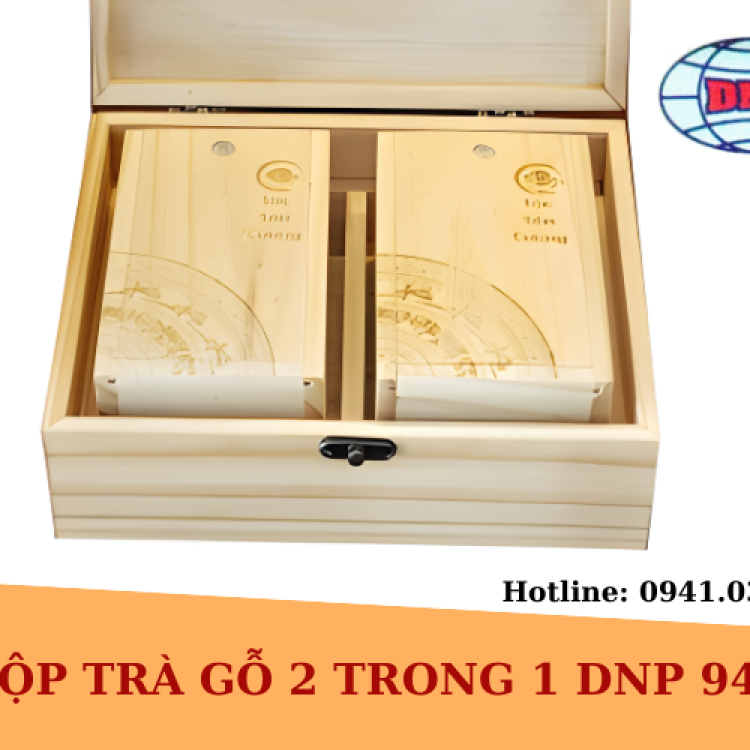 Hộp Trà Gỗ 2 Trong 1 DNP 945